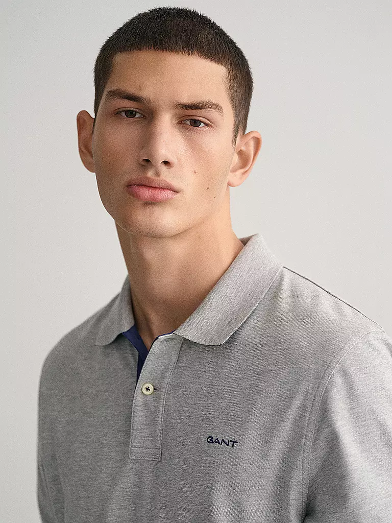 GANT Polohshirt hellgrau