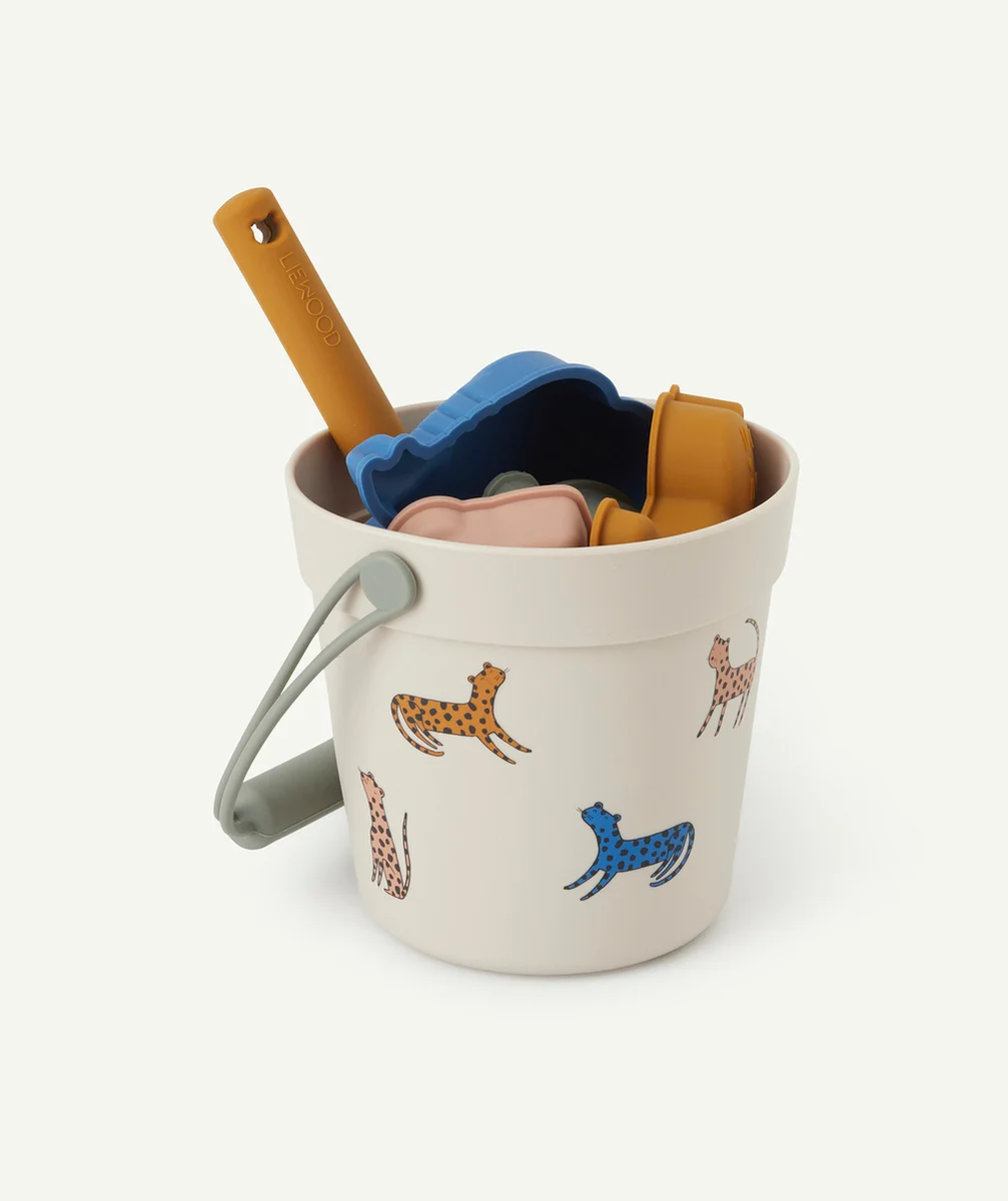 LIEWOODSET DE PLAGE MOTIFS LÉOPARDS COLORÉS ET ANIMAUX