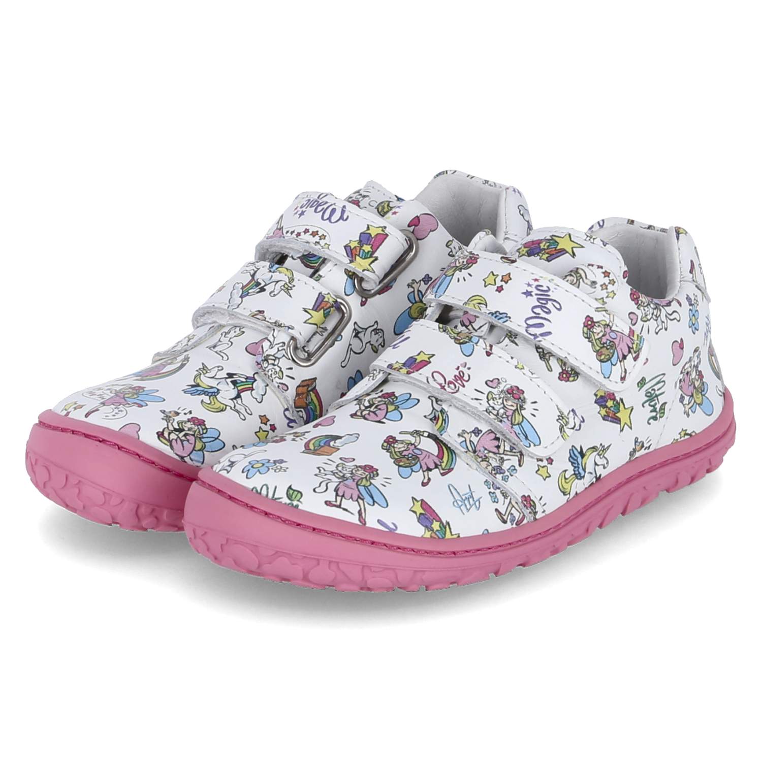 Lurchi Klettschuhe NOAH BAREFOOT - white-rose