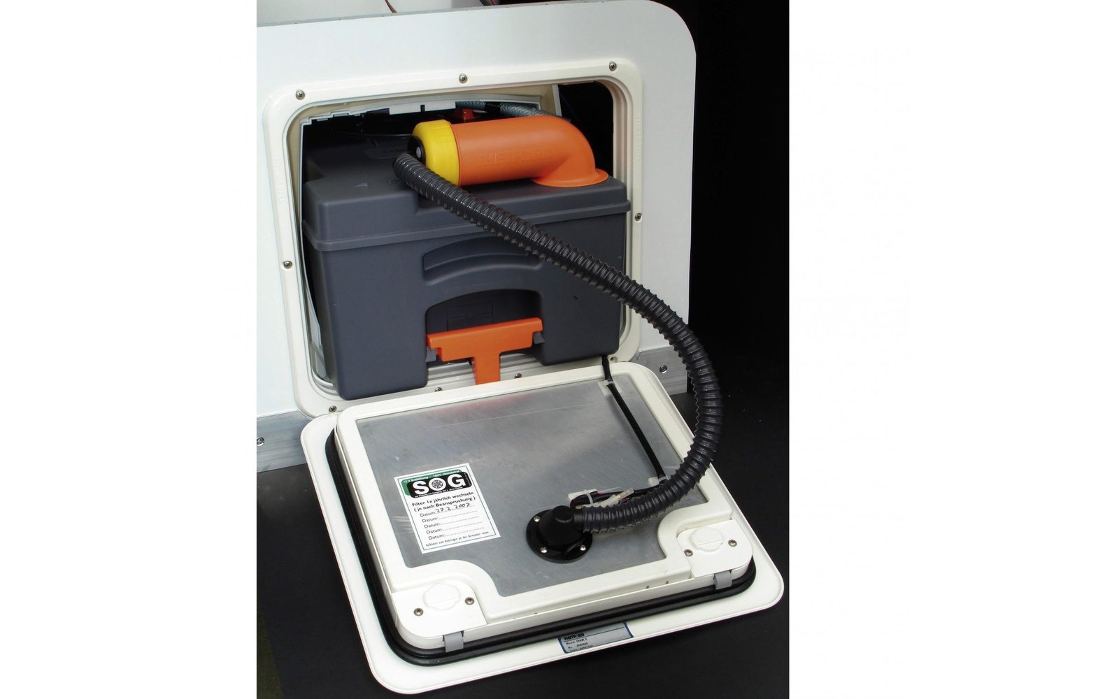 SOG I Typ F (C250/C260) 12V Toilettenentlüftung Türvariante weiß