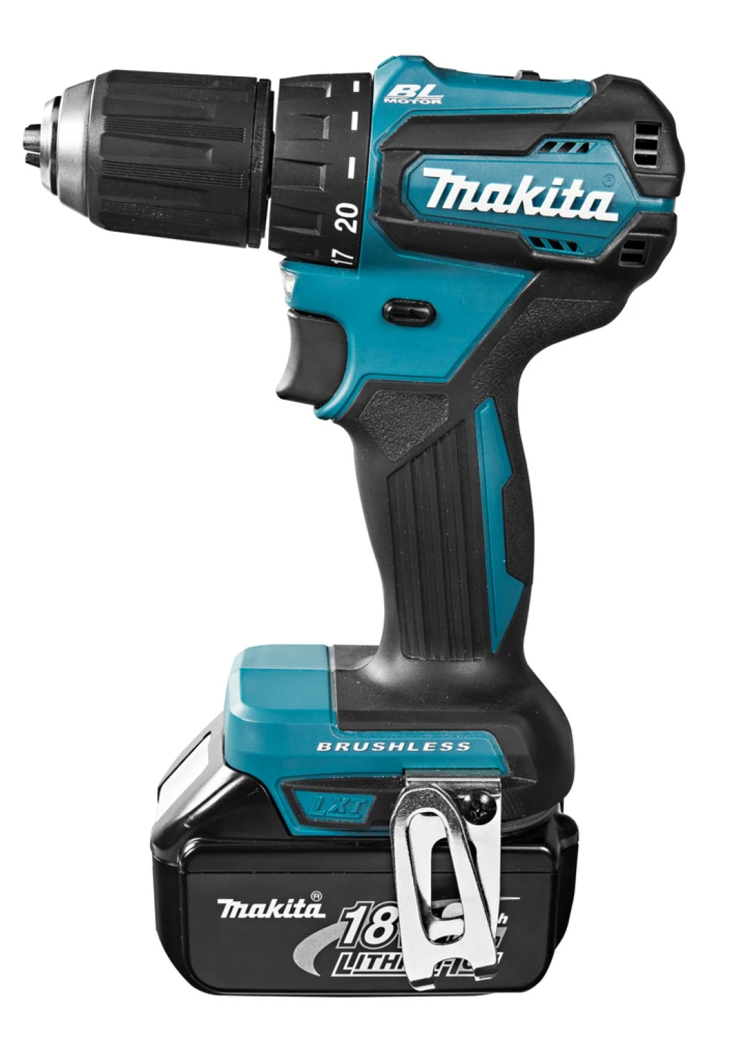 Makita DDF483RTJ 18V Li-Ion accu boor-/schroefmachine set (2x 5.0Ah accu) in Mbox - koolborstelloos