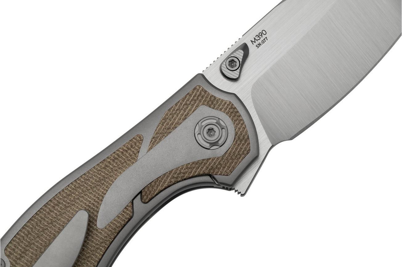 Reate Iron X, IRONX-GM Green Micarta, Kirby Lambert design
