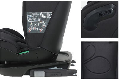 Beemoo Reform ISOFIX Beltestol, Black Stone