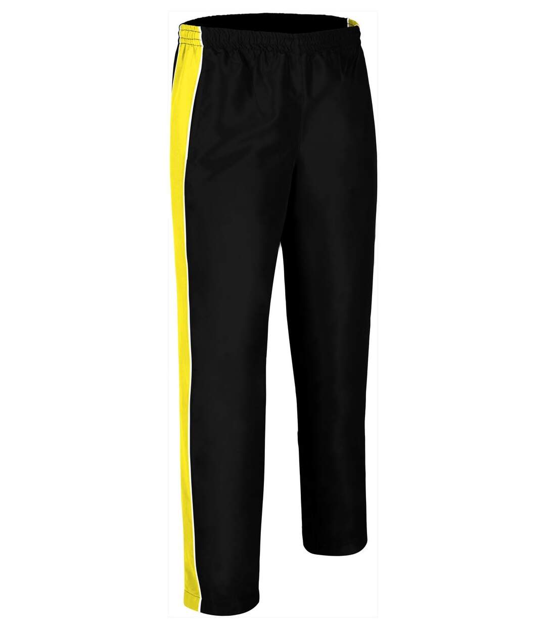 Pantalon jogging bicolore homme - TOURNAMENT - noir et jaune