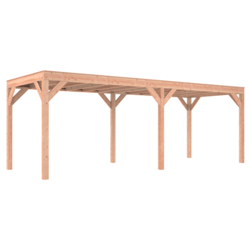 Overkapping Douglas 695x255cm