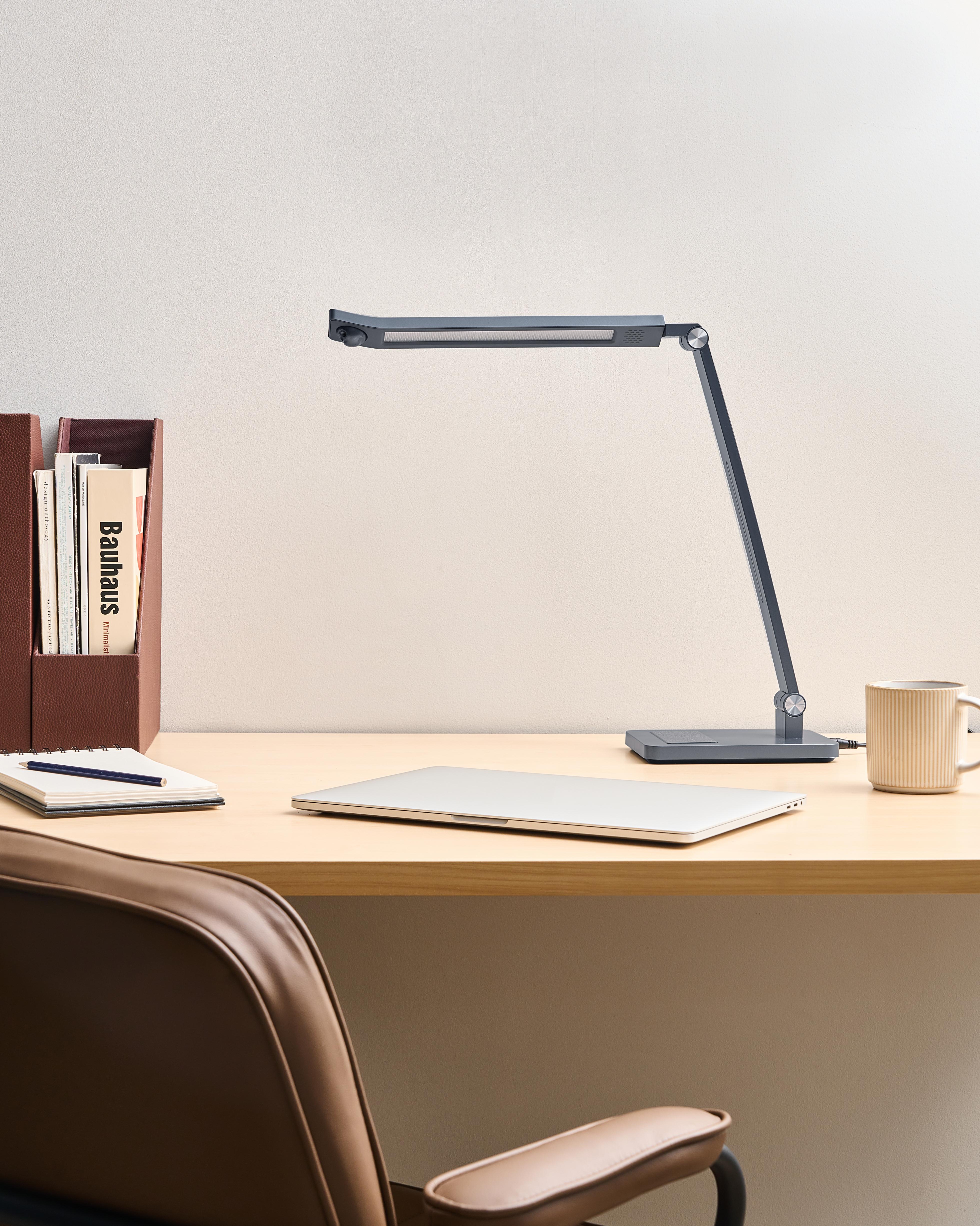 LED bureaulamp LEPUS met bewegingssensor Donkergrijs