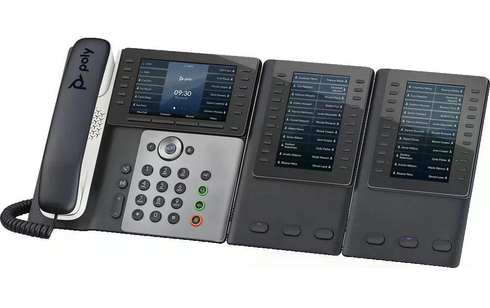 Poly Edge E-Serie<br>Erweiterungsmodul für Poly Edge E400/E500 Serie IP Tischtelefone