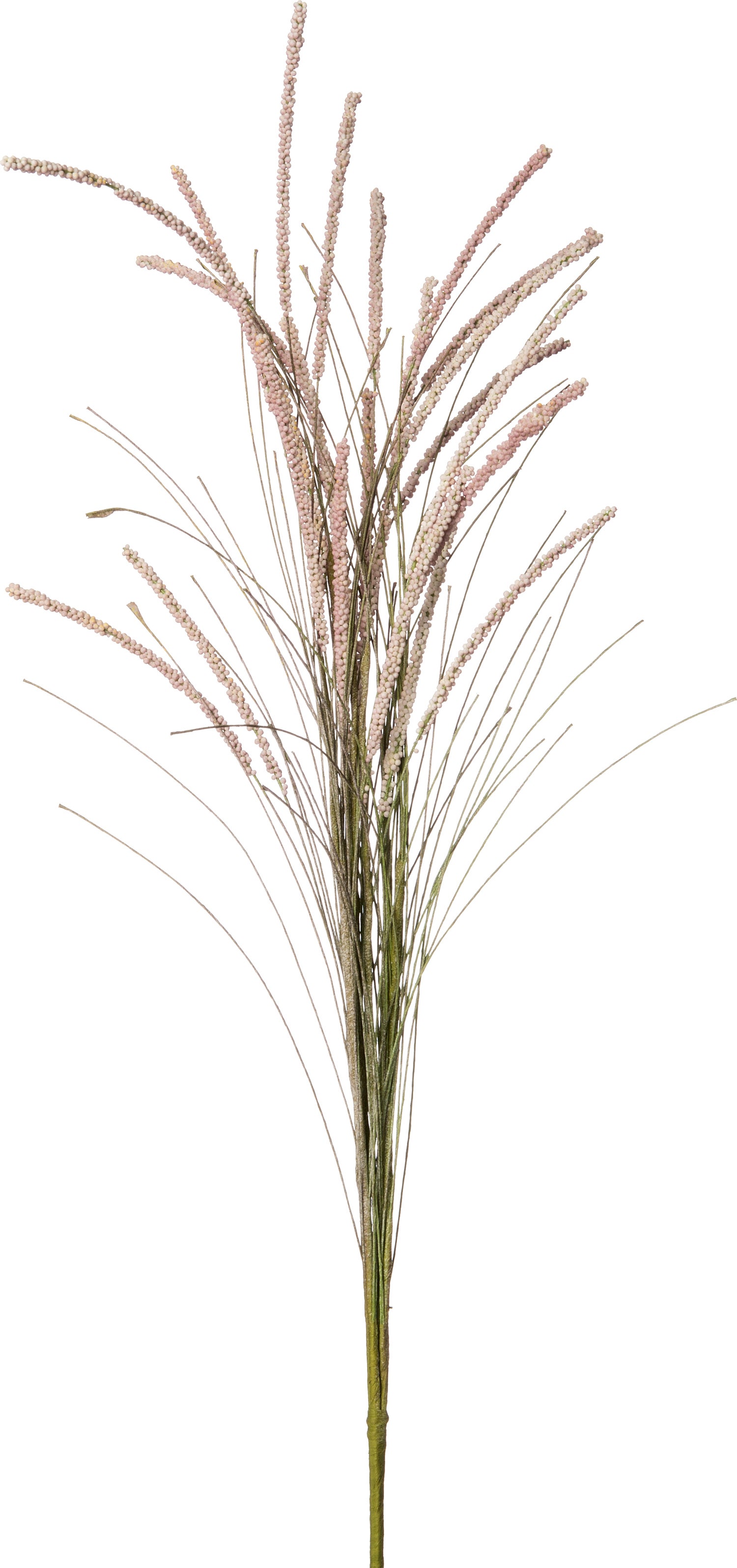 Intratuin kunstbloem veldboeket met siergras paars 52 cm