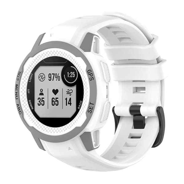 Garmin Instinct 2S klokkerem i silikon - Hvit