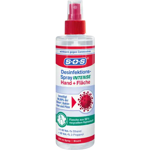 Desinfektions-Spray INTENSE Hände + Flächen