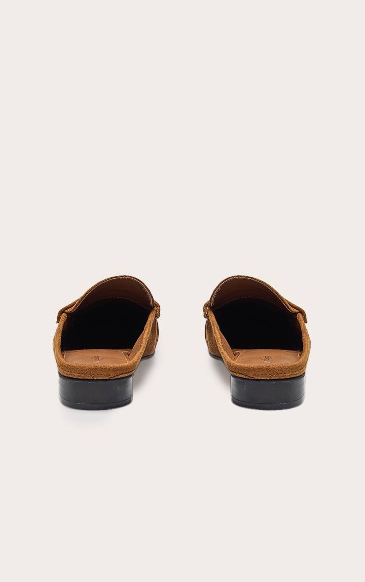 Marron Mocassin En Daim