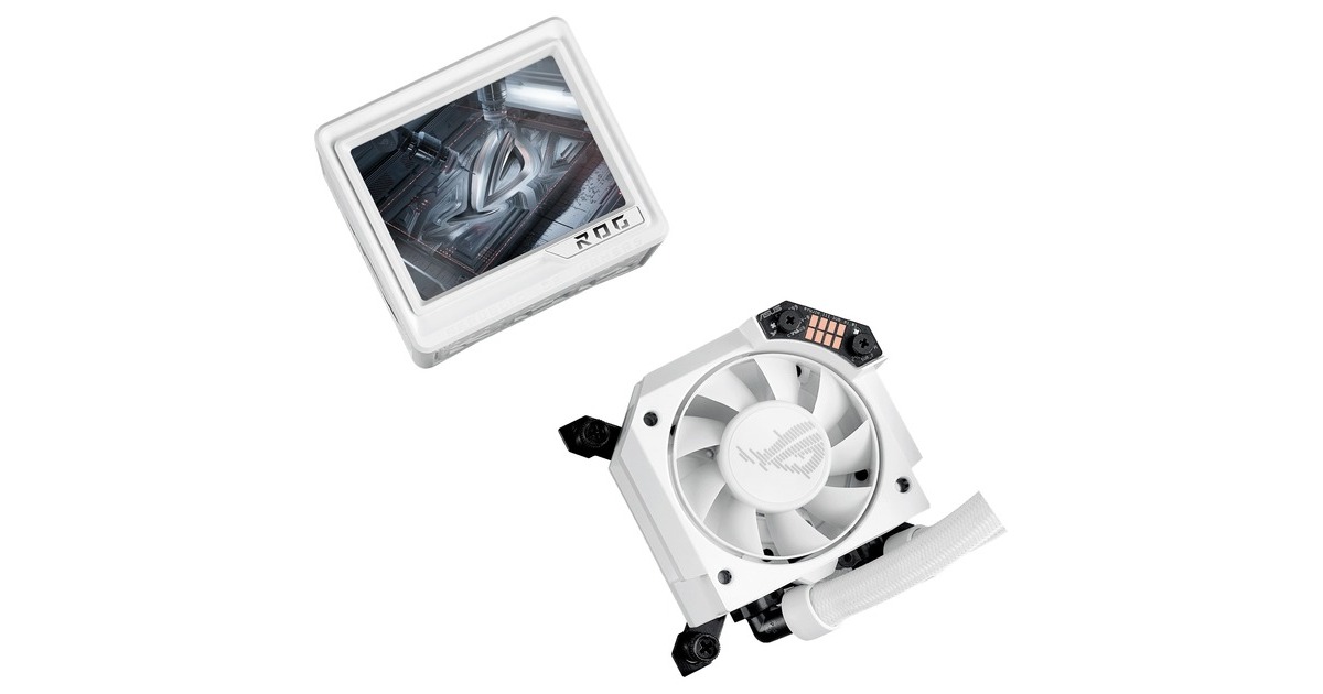 ASUSROG Ryujin III 360 ARGB Extreme White edition waterkoeling  (Wit)