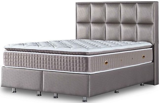 Scarlett - Boxspring - Rood - Stof - Met Opbergruimte