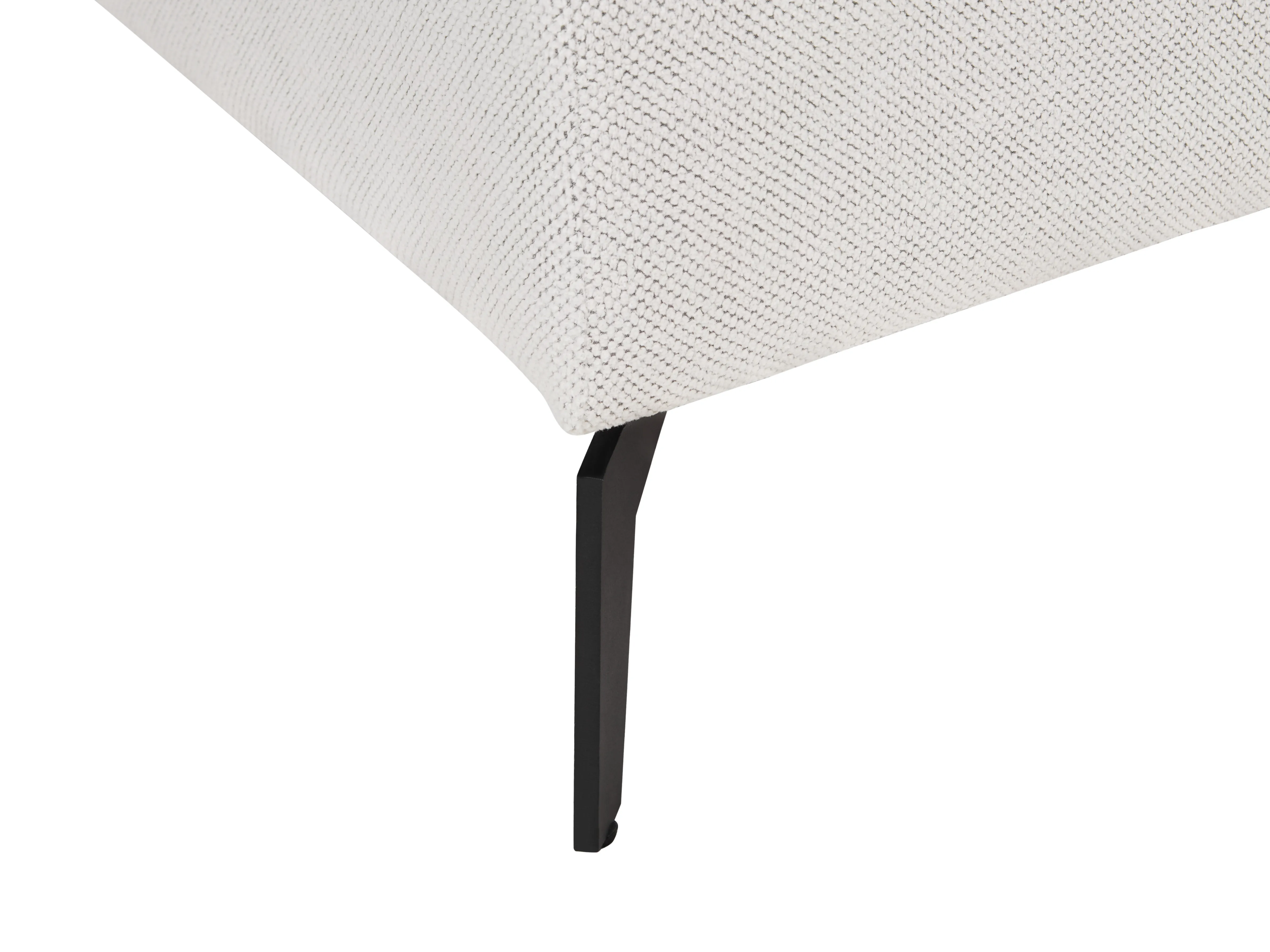 Chaise longue CHARMES Stof Lichtbeige