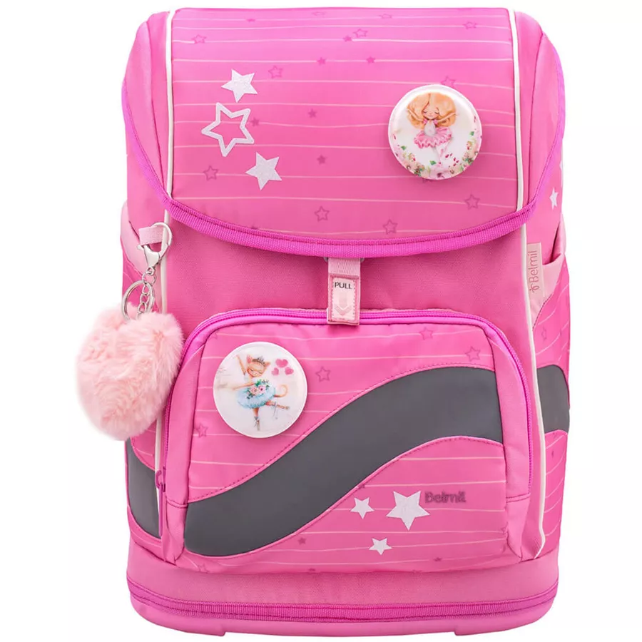 Belmil Schulranzen Premium Smarty Plus Set 5-teilig Candy