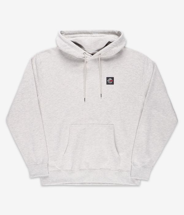 skatedeluxe World Patch Organic Hoodie (light heather grey)