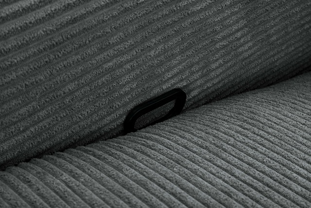 Home affaire 3-Sitzer »SKAANE in Cord, Sofa mit manueller u. elektrischer Relaxfunktion« Relax-Funktion in 2 Sitzen, Kopfteilverstellung, Federkernpolsterung