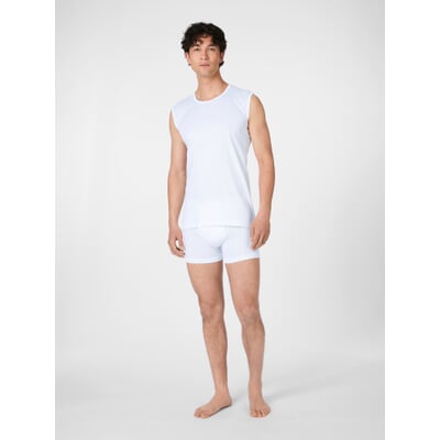 Herren-Undershirt, Weiß
