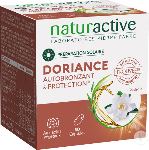 Naturactive Doriance Autobronzant & Protection Complément Alimentaire 30 Capsules