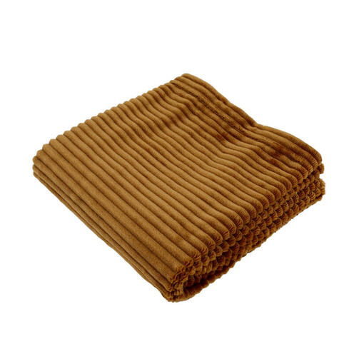 Couverture boudoir 75x100 cm Caramel - DOMIVA