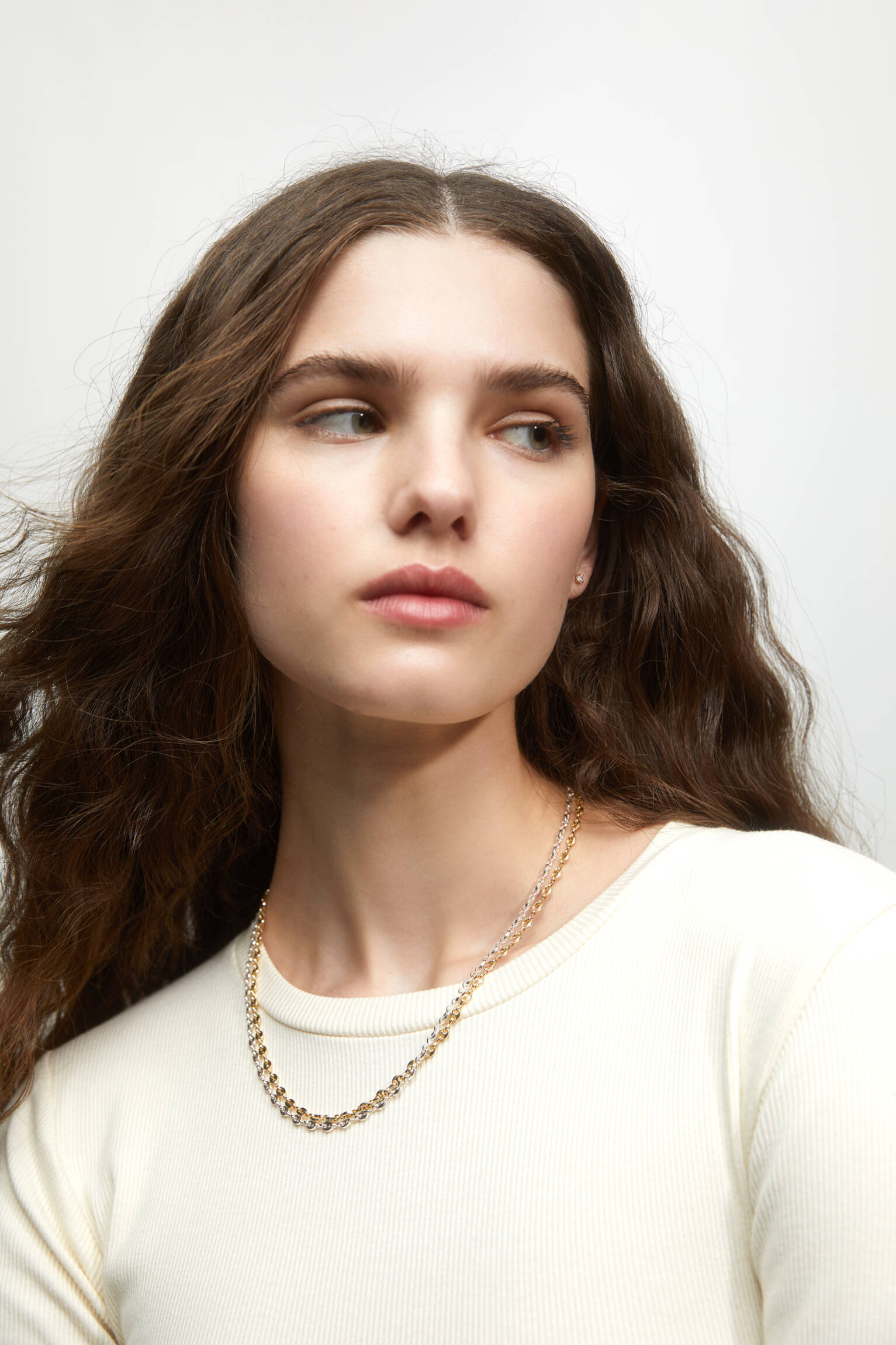 COLAR DE ELOS DUPLOS - PRATA