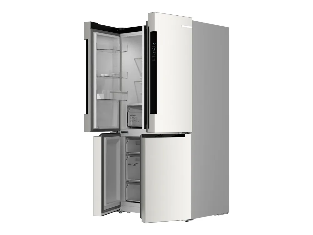 Bosch Serie | 4 KFN96VPEA - Køleskab/fryser - side-by-side - bredde: 91 cm - dybde: 73.1 cm - højde: 183 cm - 605 liter - Klasse E