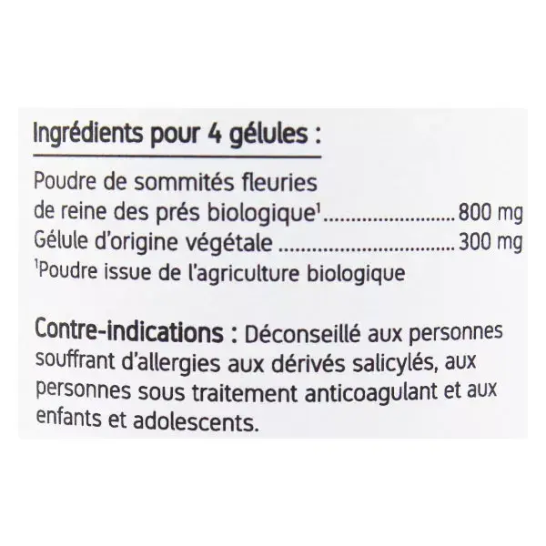 Nat & Form Écoresponsable Reine des Prés Bio 200 gélules