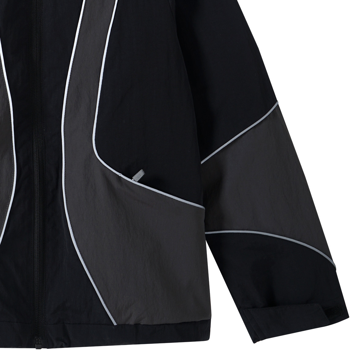 Beatwear Kinder Sport-Jacke mit abnehmbarer Kapuze schwarz