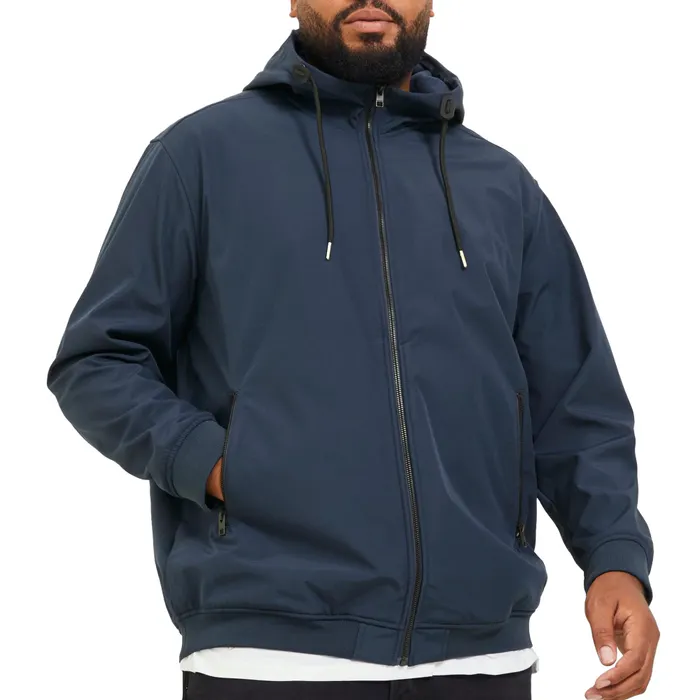 Jack & Jones Basic Hooded Softshell Jas Heren (plussize)