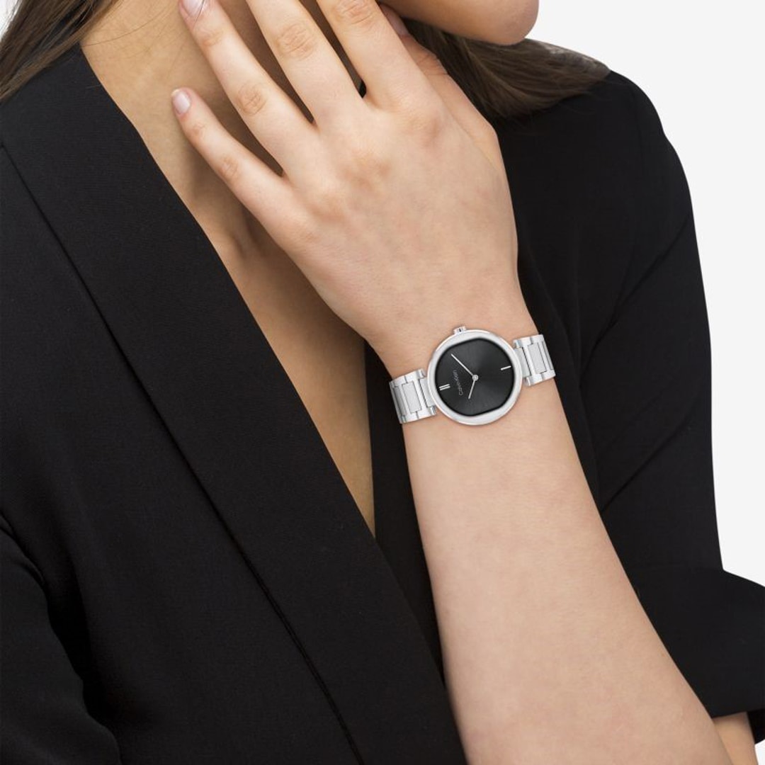 Calvin Klein Sensation Silbrig / Schwarz 36mm