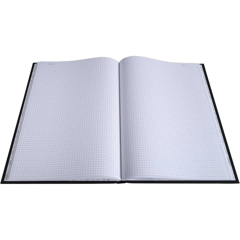 Registre Exacompta quadrillé 5 x 5 folioté 35 x 22,5 cm 200 pages - 7529D