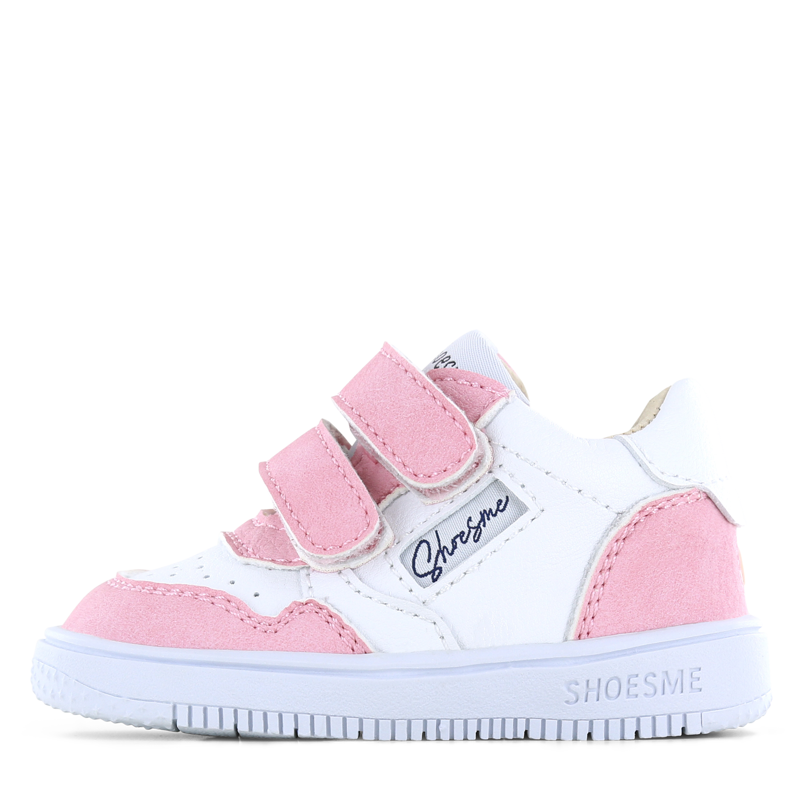 Shoesme wit-roze sneaker Leer | Meisjes schoenen