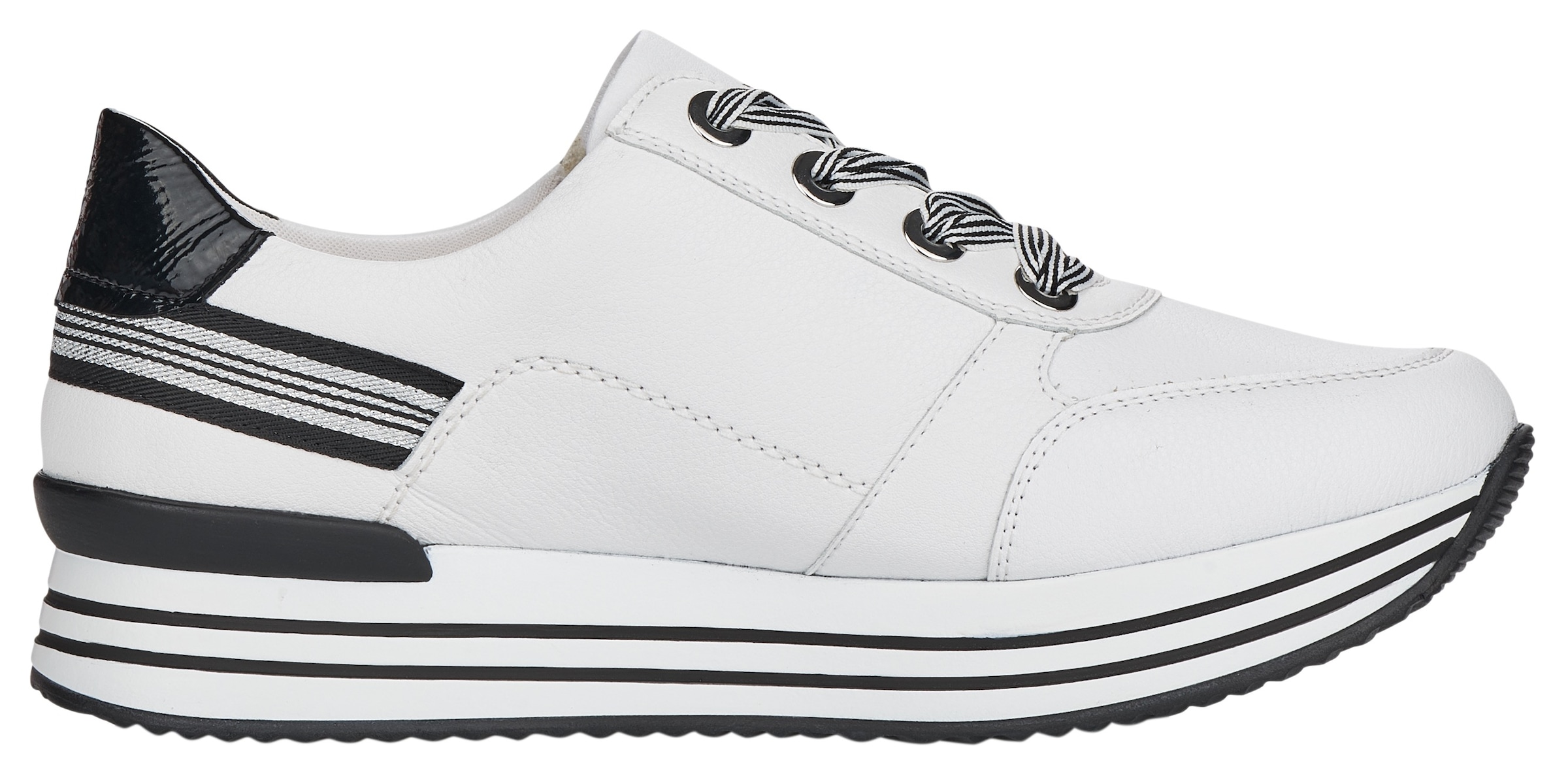 Remonte Plateausneaker  mit Wechselfussbett, Freizeitschuh, Halbschuh, Schnürschuh