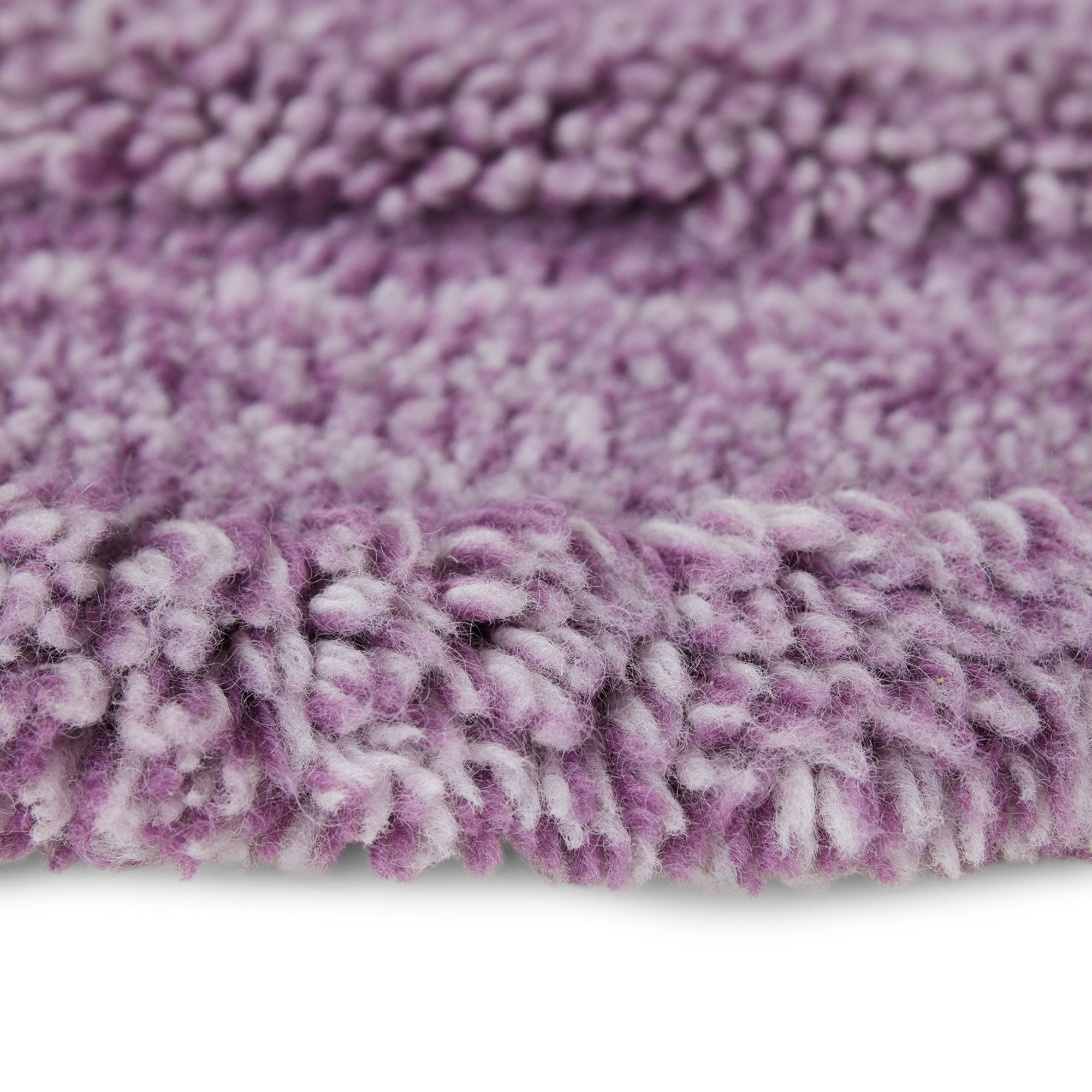 Vloerkleed Round Woolen Ø150 cm lilac