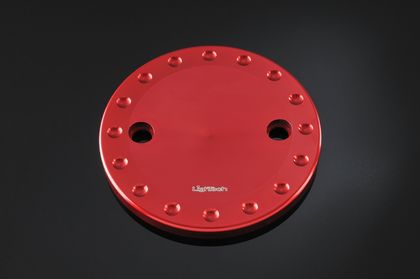 Couvercle de carter d'embrayage LighTech Couvercle de carter d'engrenage alu rouge