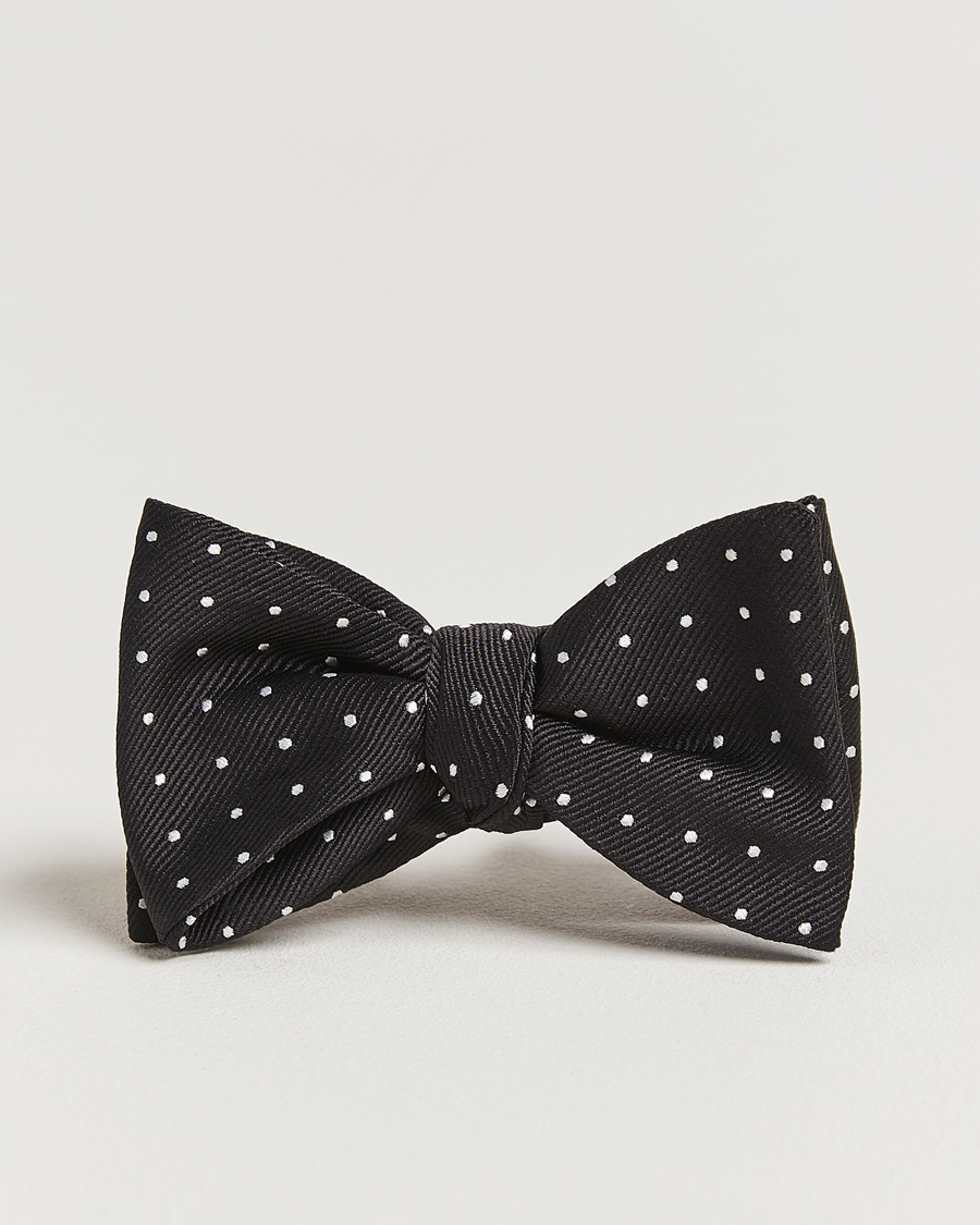 Polo Ralph Lauren Silk Self Tie Dot Bow Tie Black/White