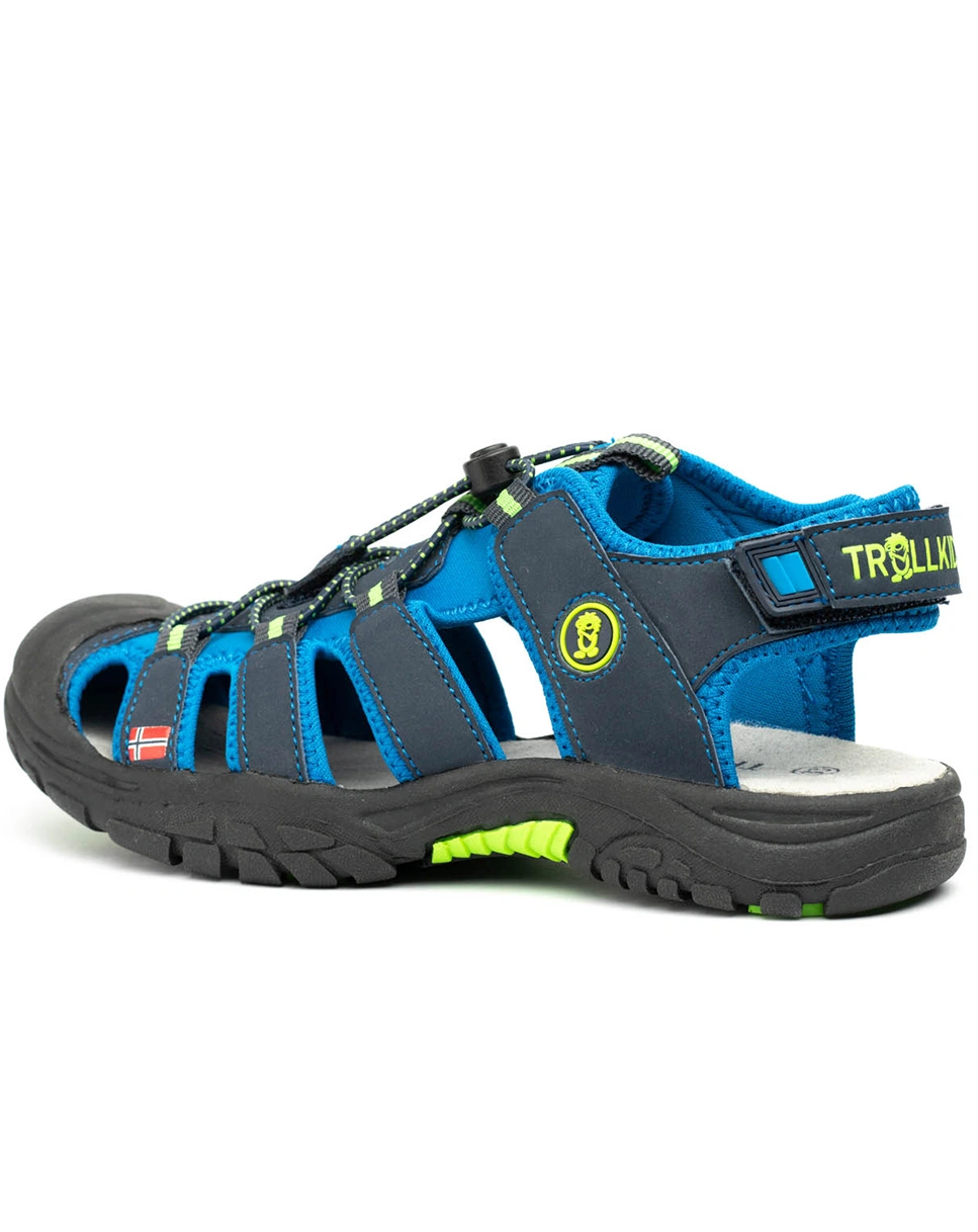 Trekking-SandaKids KVALVIKA in navy/viper green