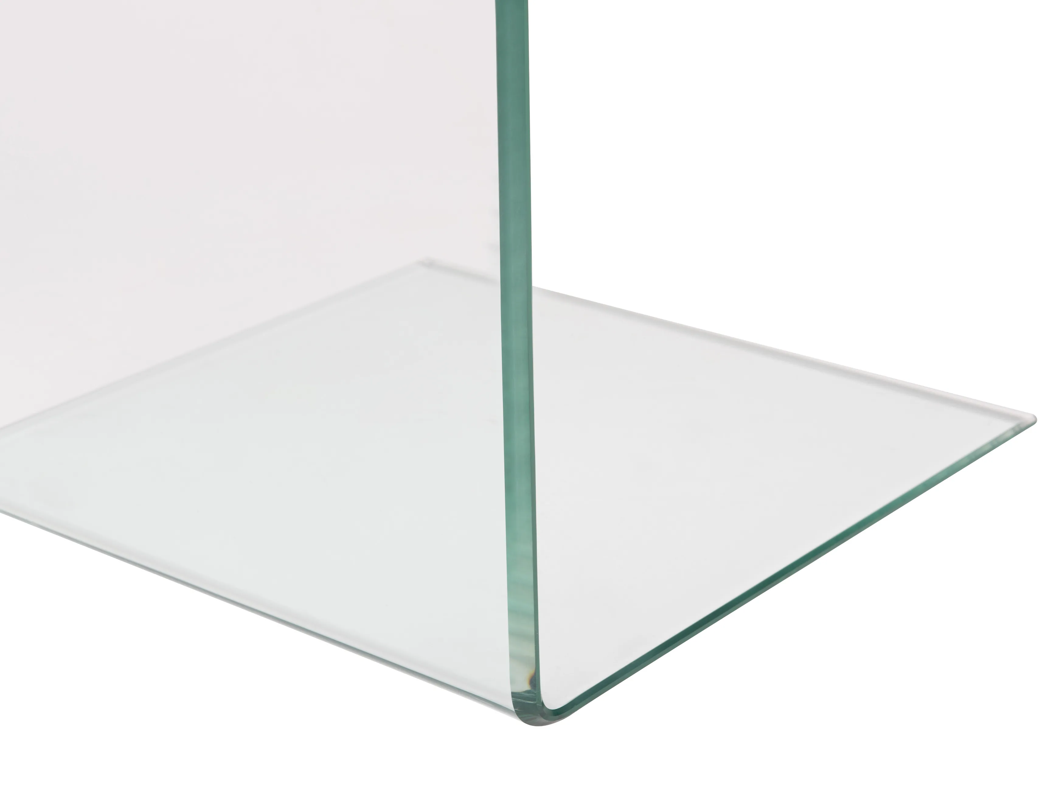 Bijzettafel LOURDES Veiligheidsglas Transparant