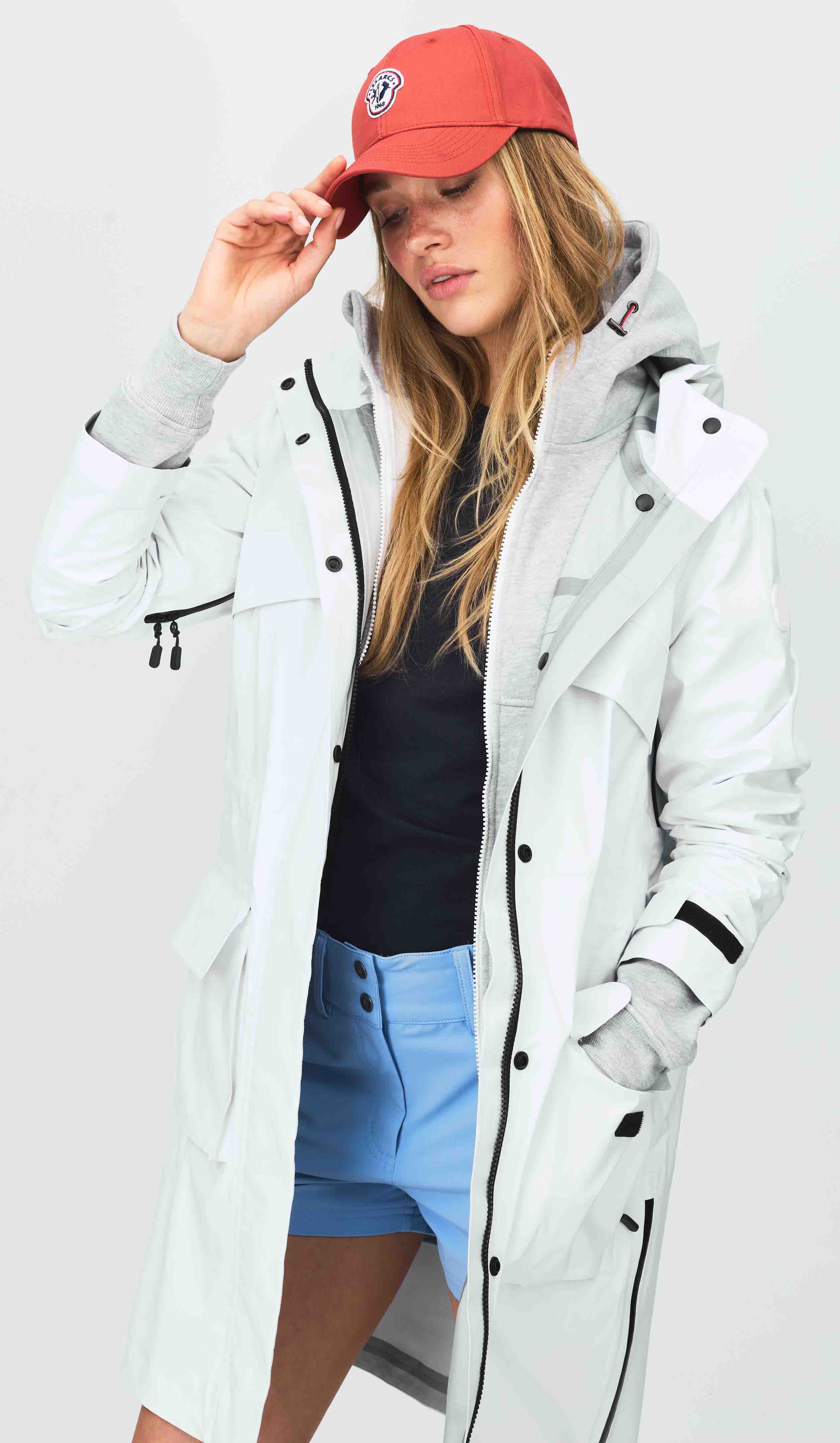 Marthe Rain Coat Dame 011/White