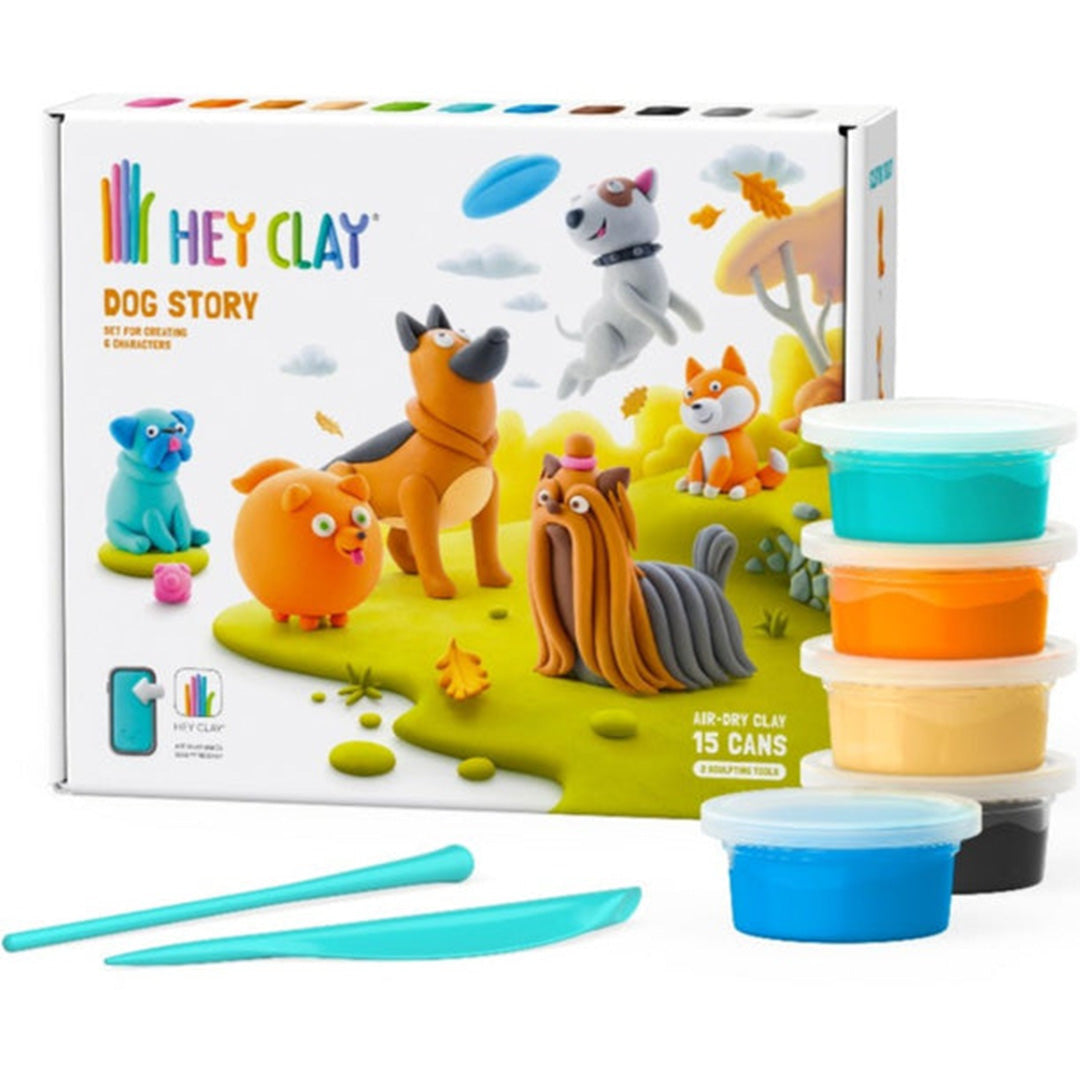 Hey clay boetseerklei dog story