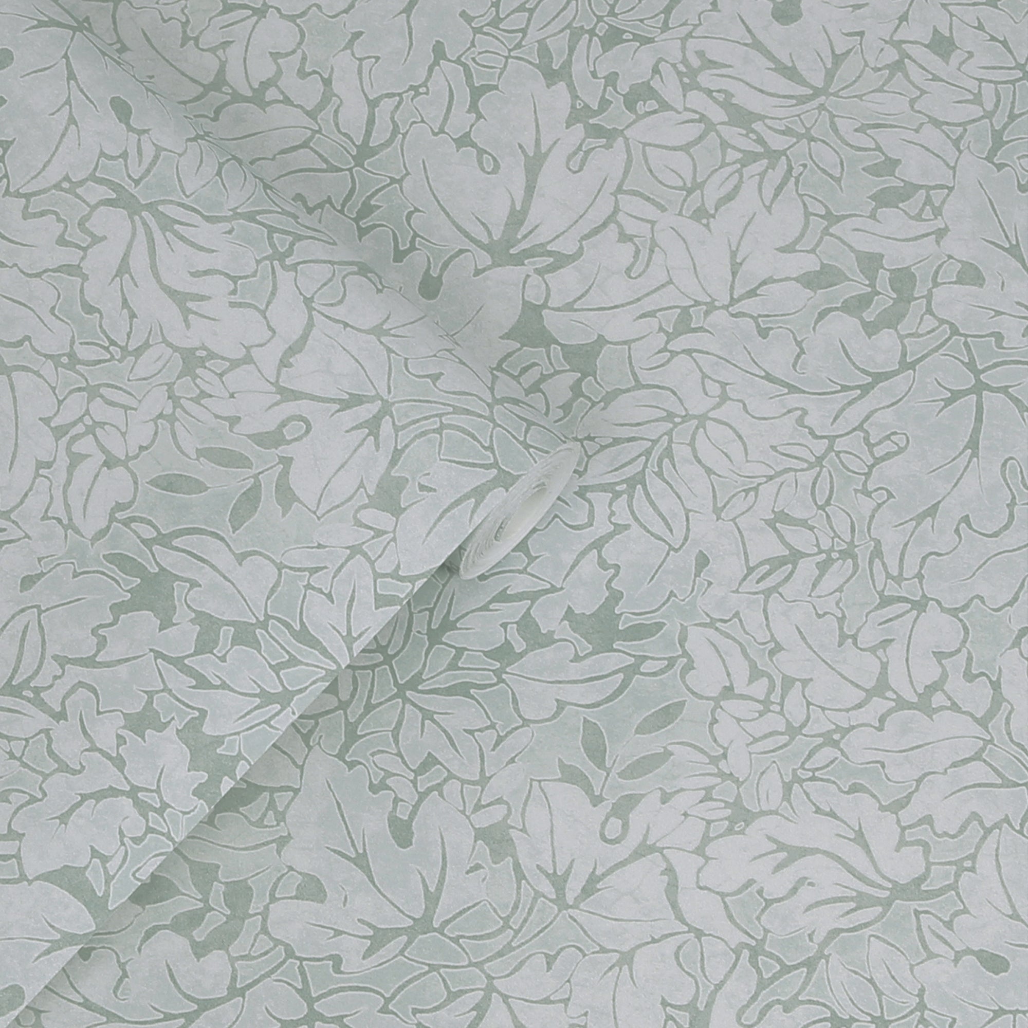 Laura Ashley Corrina Leaf Behang - Planten - 10mx52cm - Groen