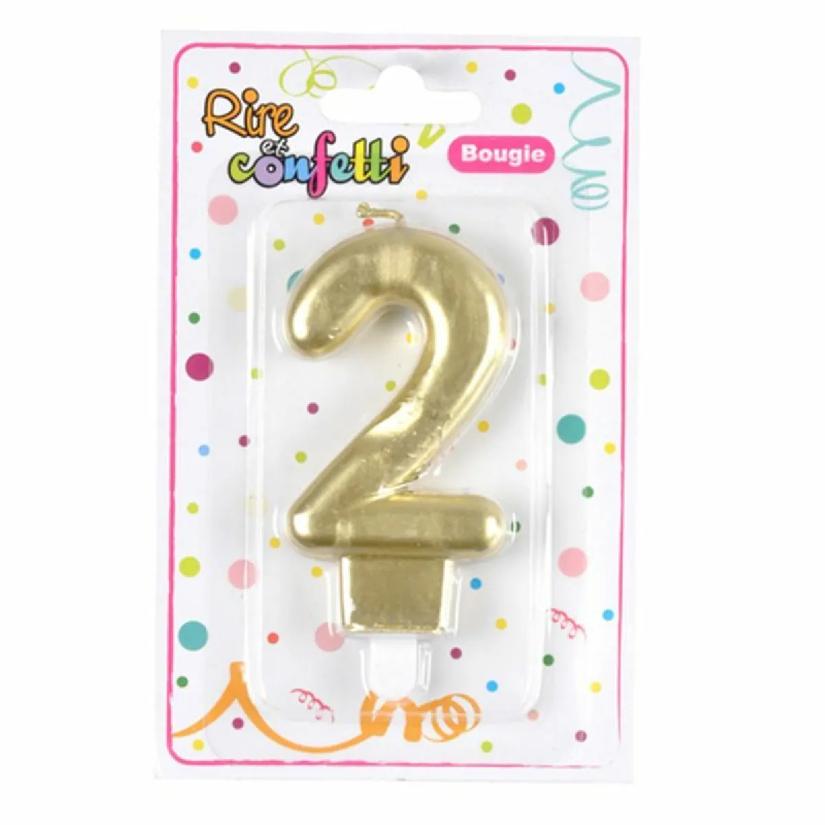 Paris Prix Bougie d'Anniversaire Chiffre 2