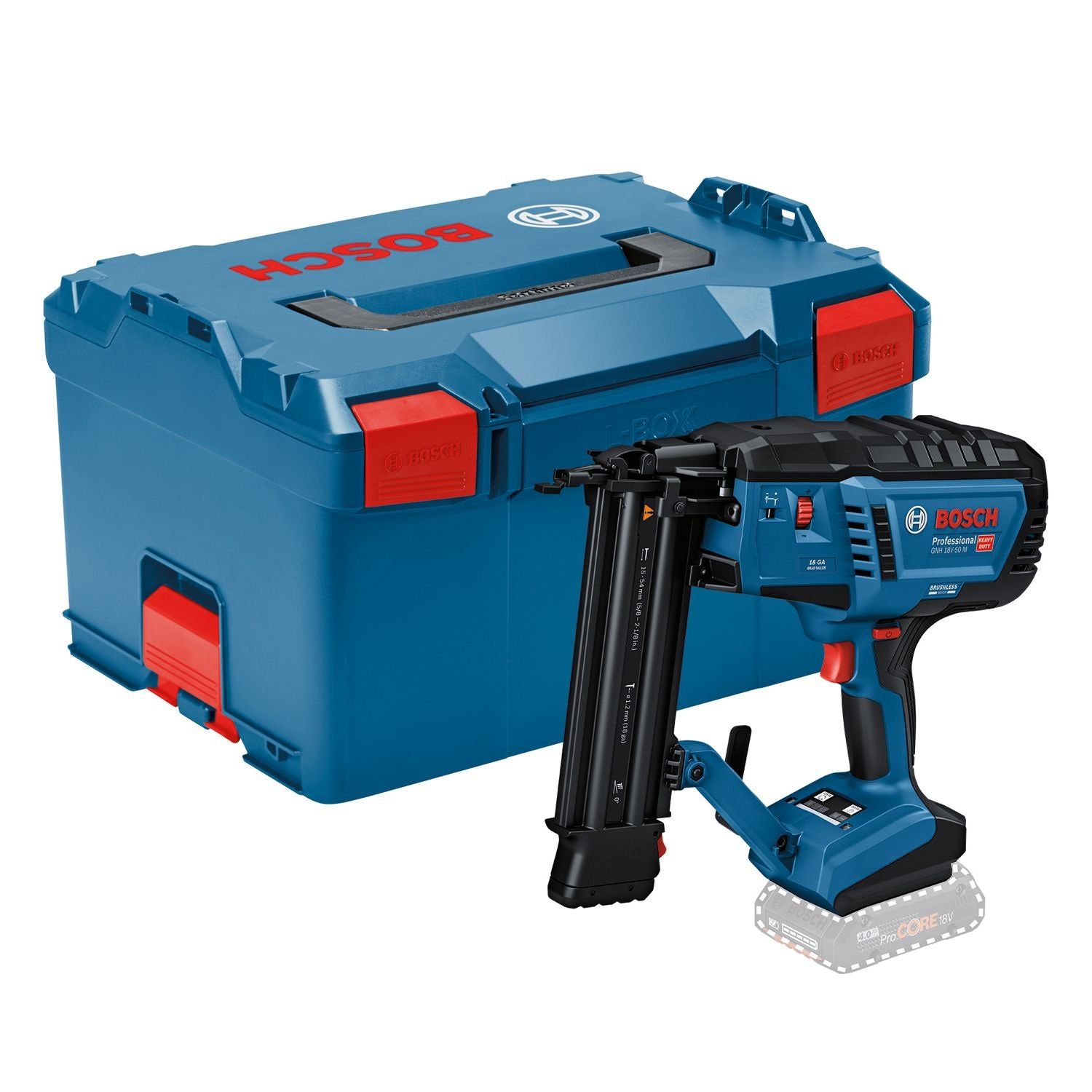 Bosch Professional GNH 18V-50 M Accu Afwerktacker 18Ga 18V Basic Body in L-boxx - 0601482401