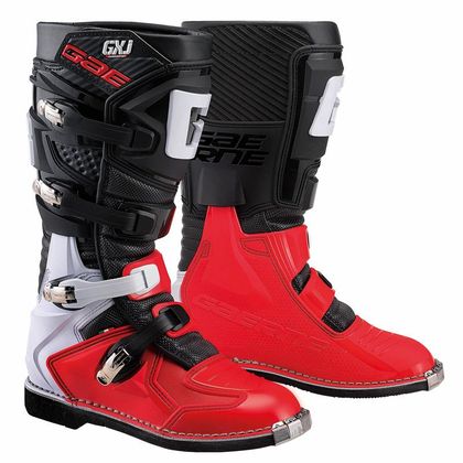 Bottes cross Gaerne GXJ BLACK/RED JUNIOR - Noir / Rouge