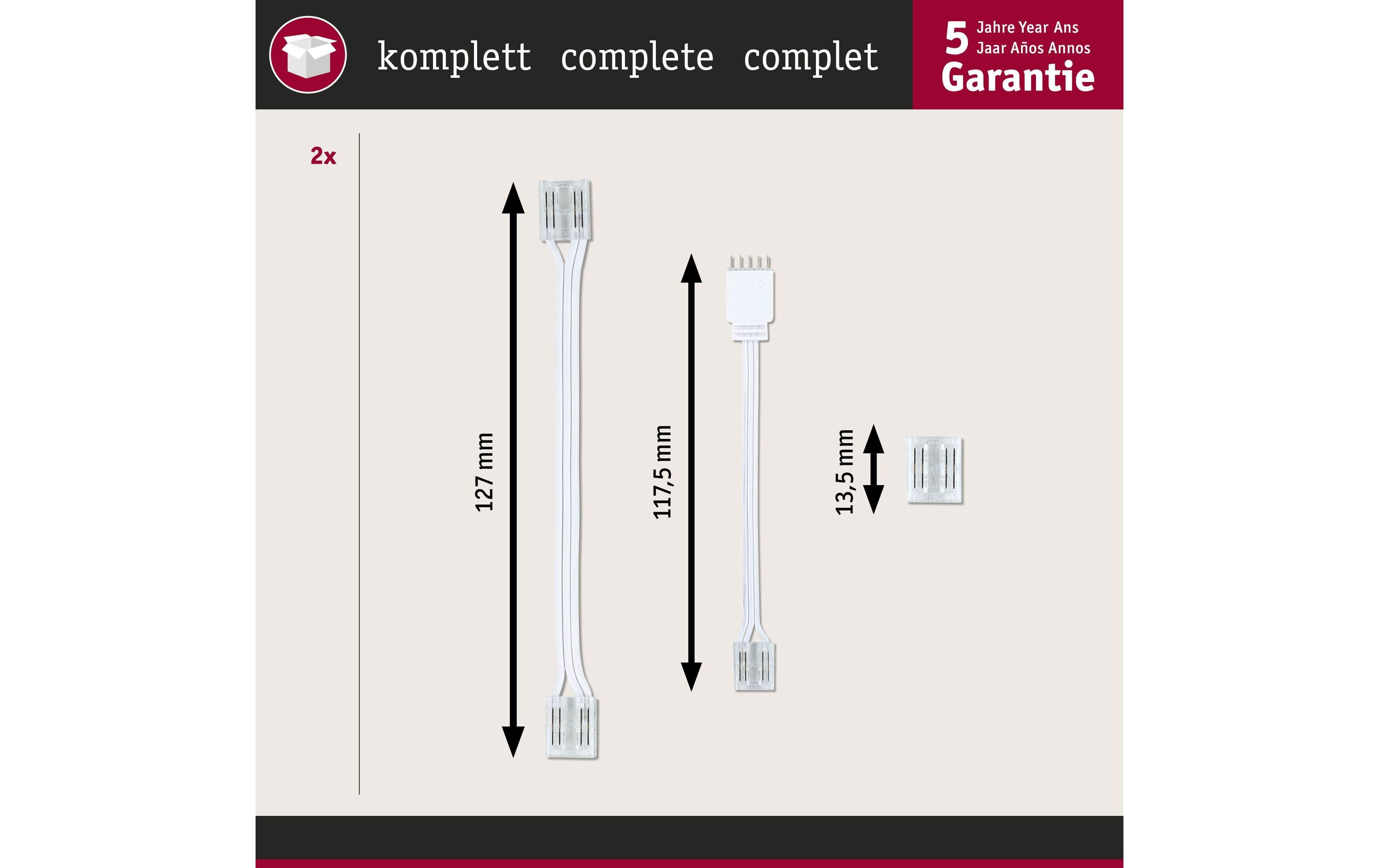 MaxLED Connector Set Full-Line COBLichtbänder