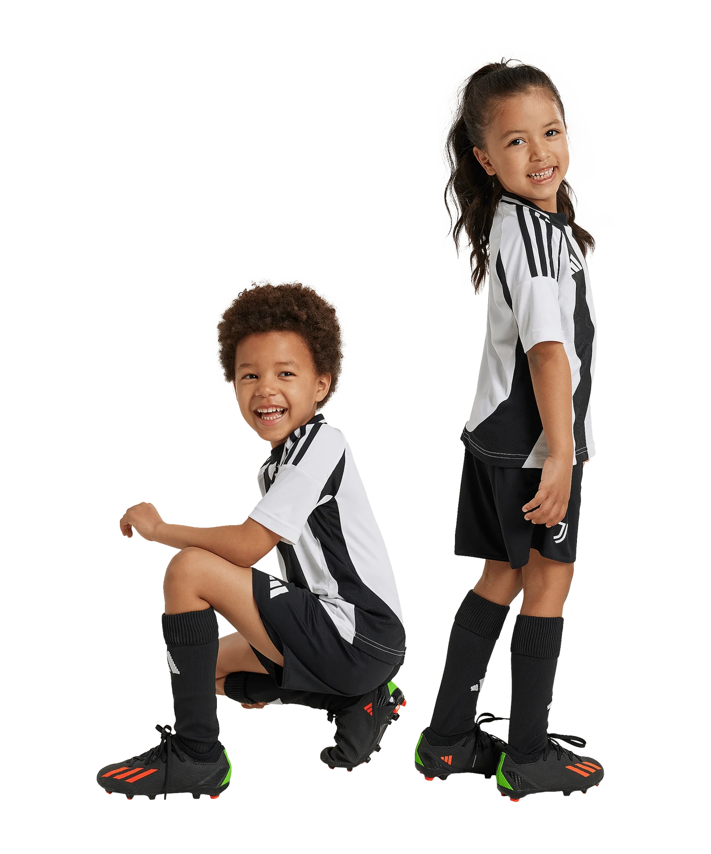 adidas Juventus Turin Minikit Home 2024/2025 Kids Weiss