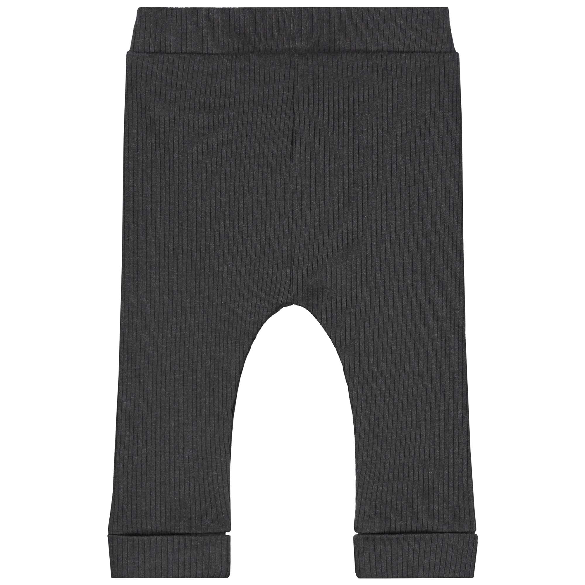 Prénatal newborn broek rib  effen grijs
