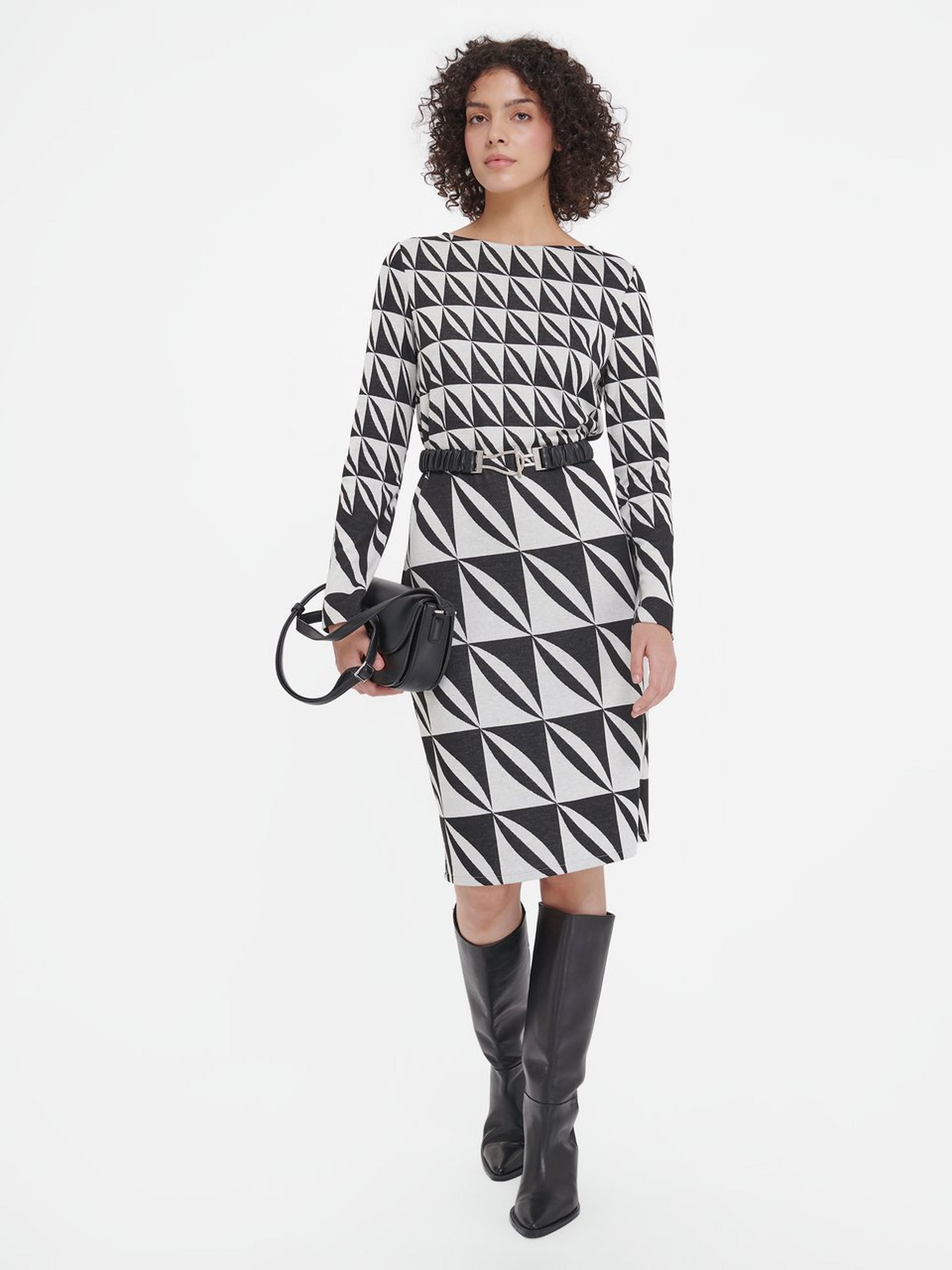 Kleid mit Allover-Muster