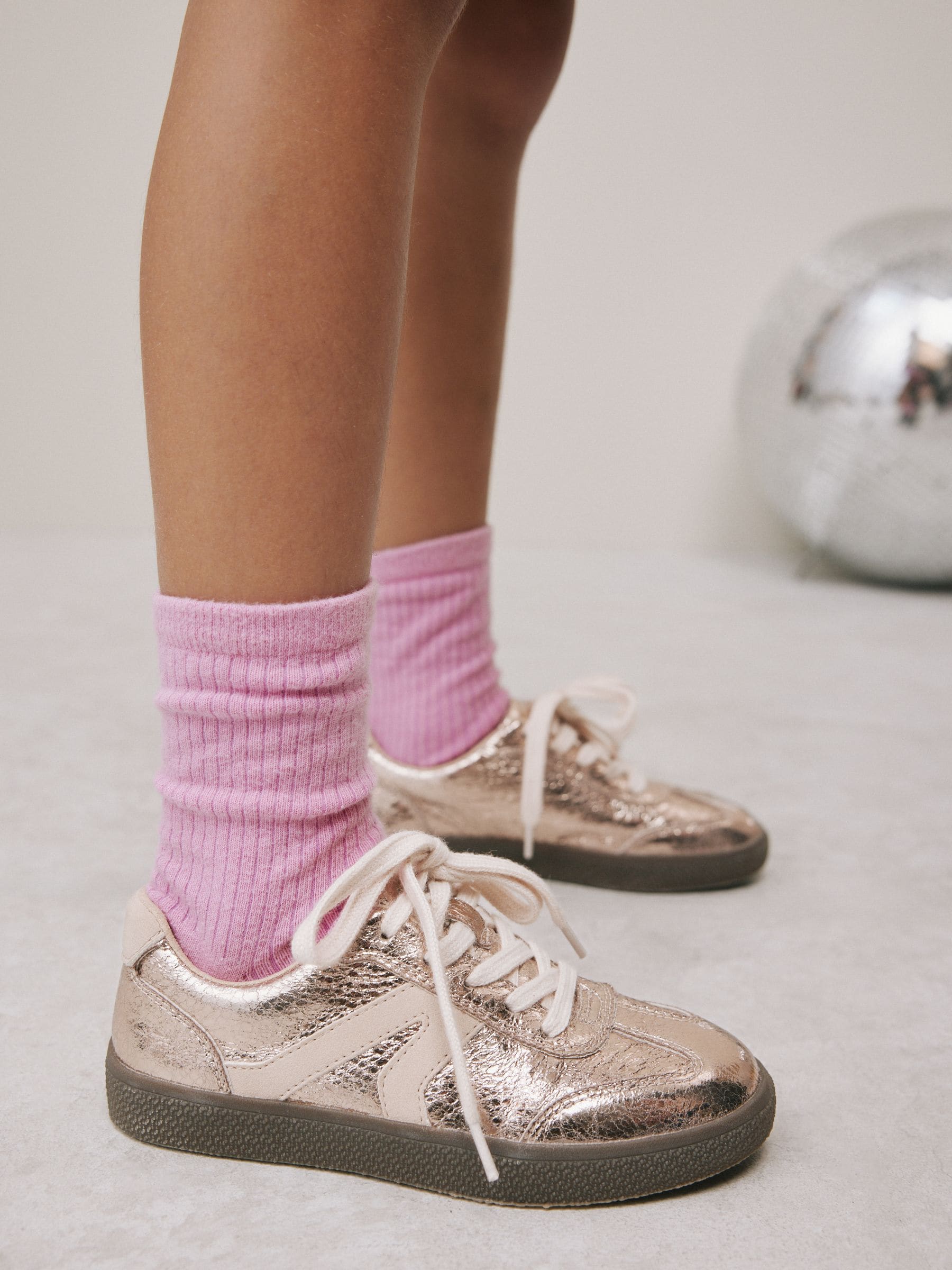 Roségoudkleurig - Retrosneaker