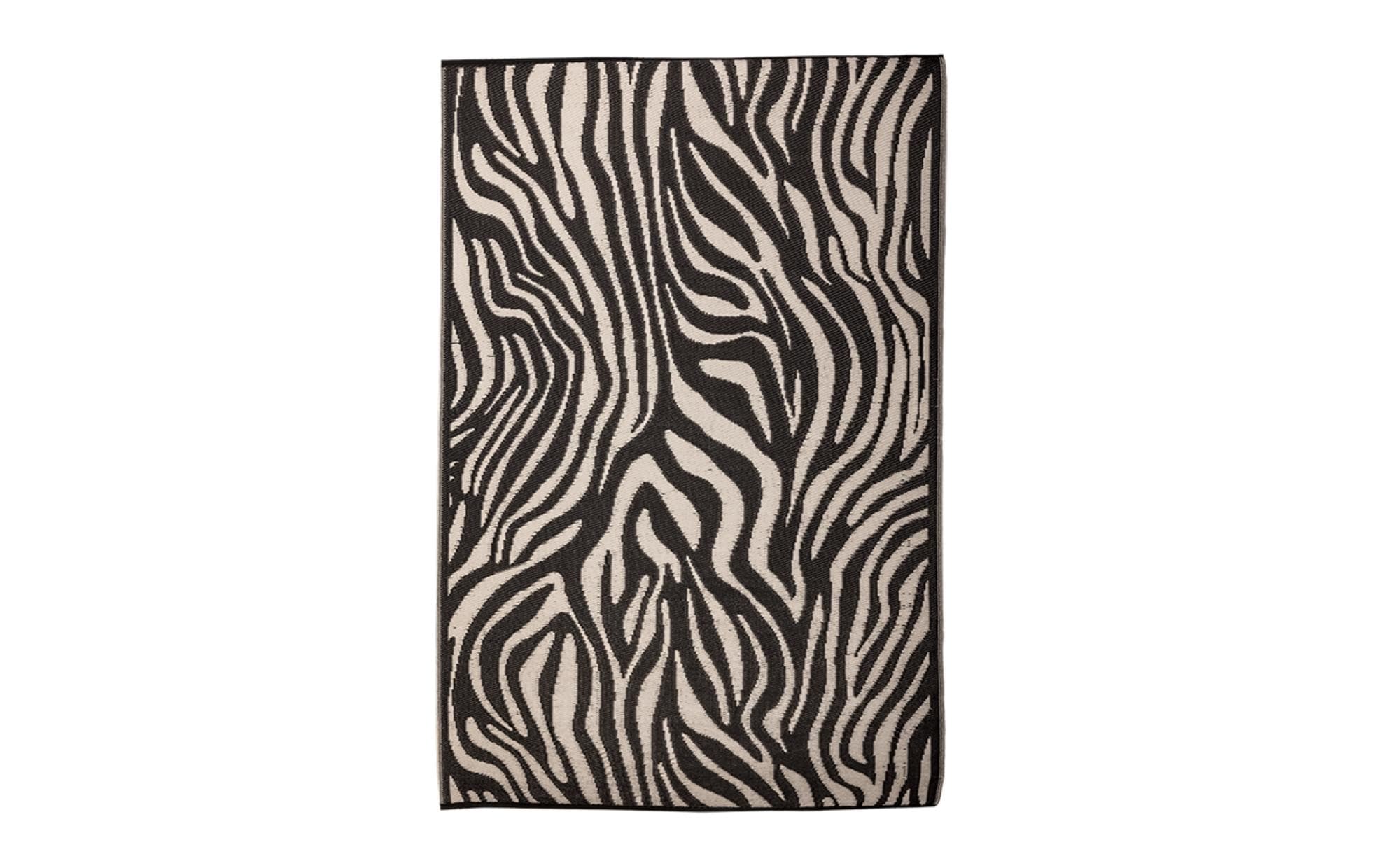 Teppich Zebra 150 x 242.5 cm, Schwarz/WeissOutdoor-Teppich